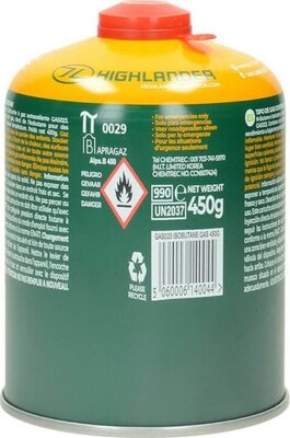 Highlander Outdoors 450G Valved Cartridge